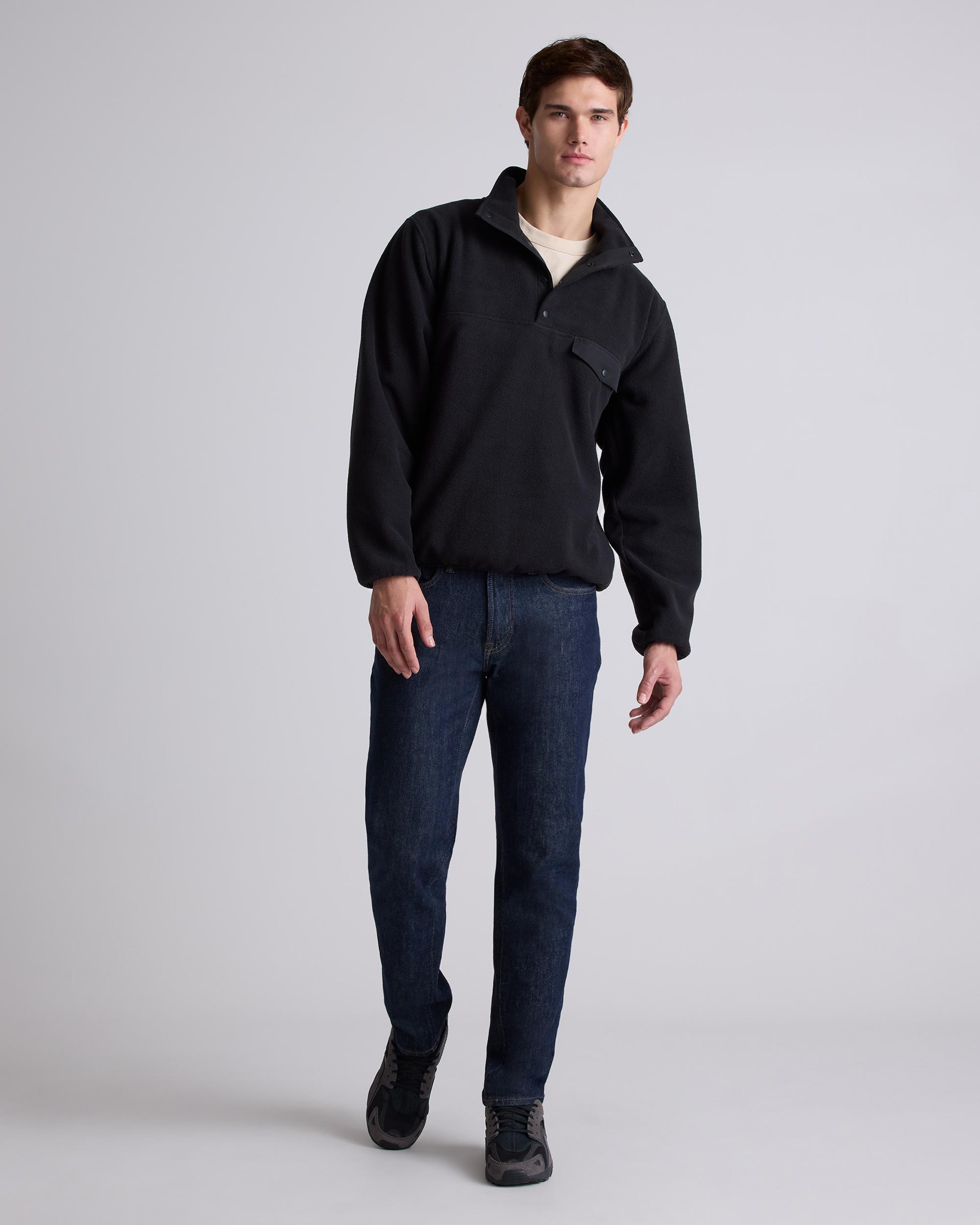 Quince | Men's Polar Fleece Snap Pullover Recycled Polyester Product Image