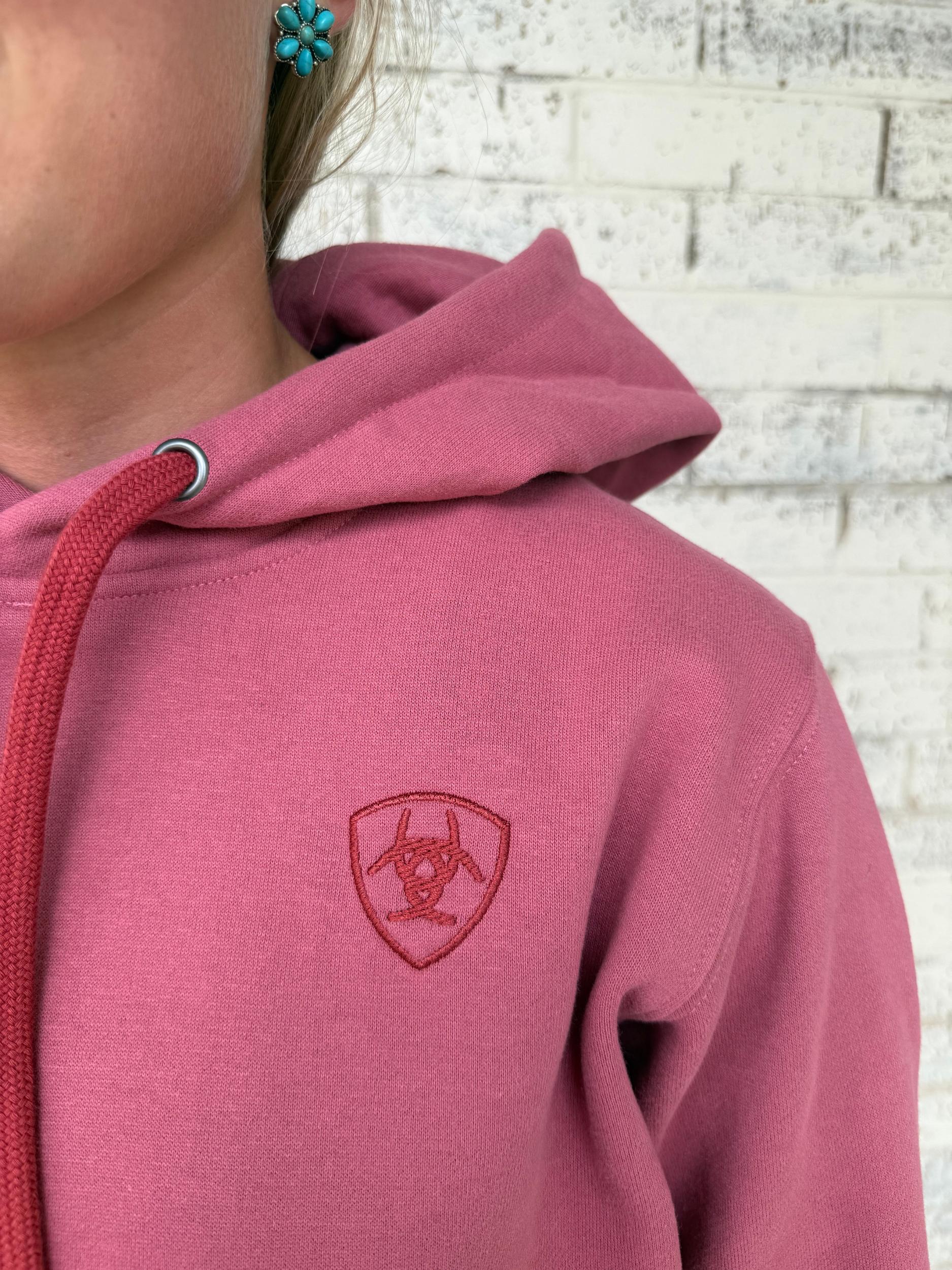 Women's Ariat Mauve Wood Hoodie Female Product Image