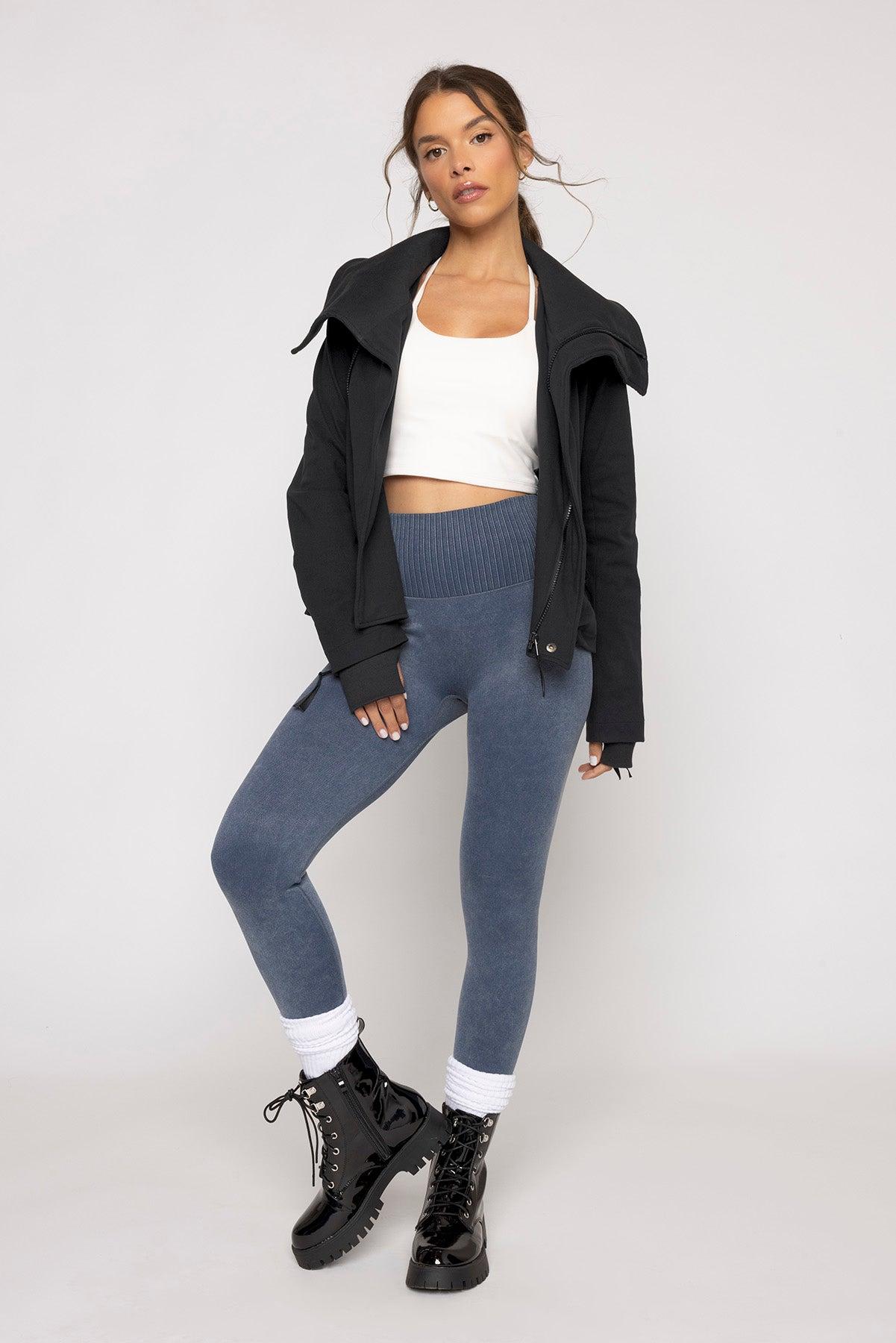 Heart Racer Moto Jacket - True Blue Product Image