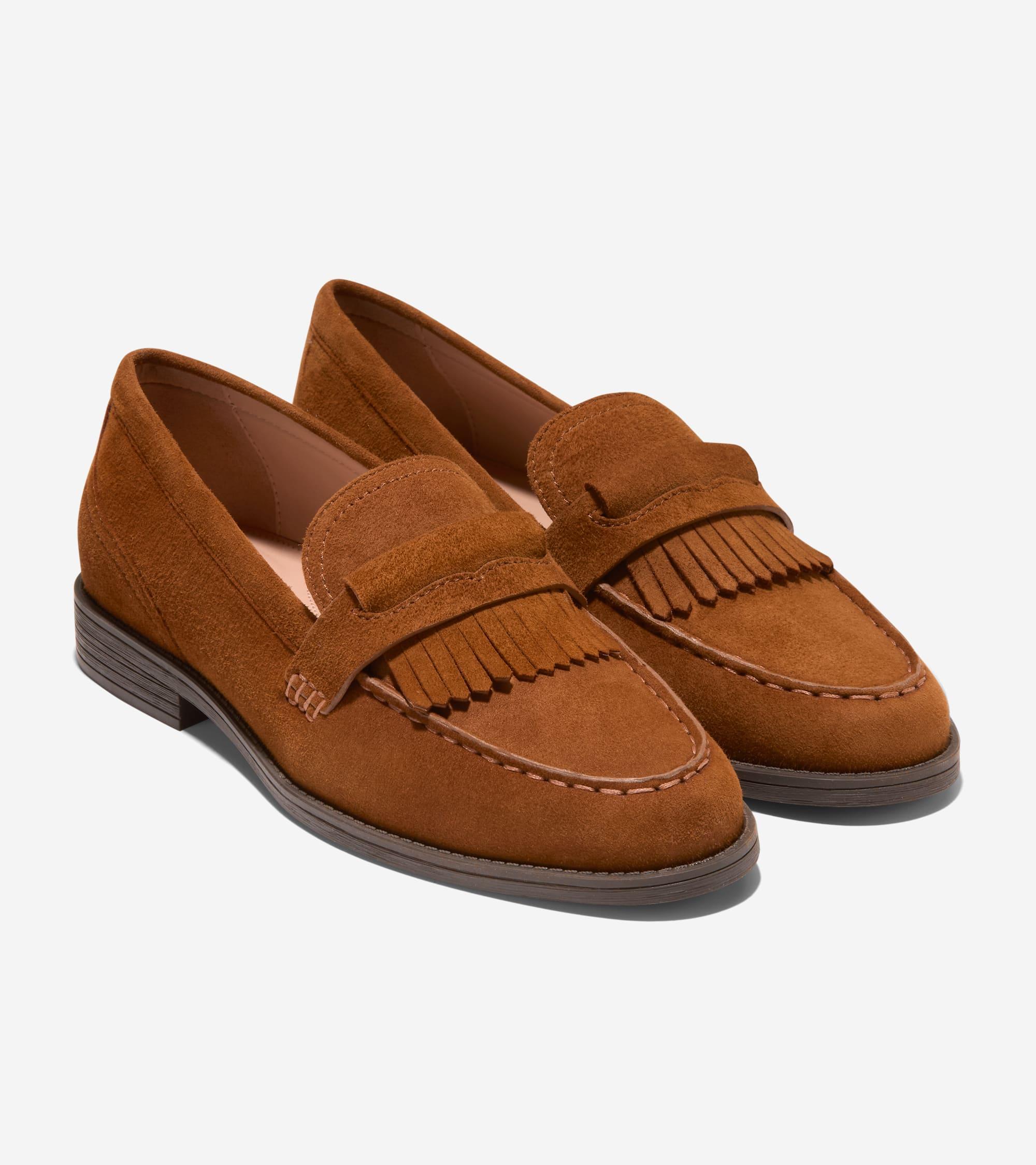 Women's Stassi Kiltie Loafers in Brown | Cole Haan Product Image