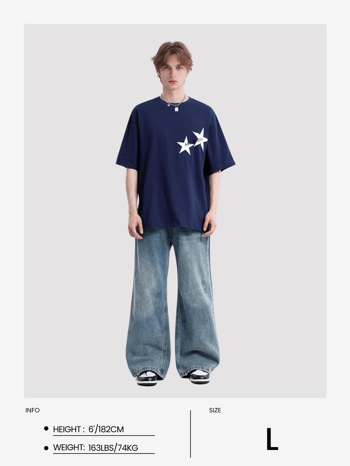 Aelfric Eden Embroidery Star Tee Product Image