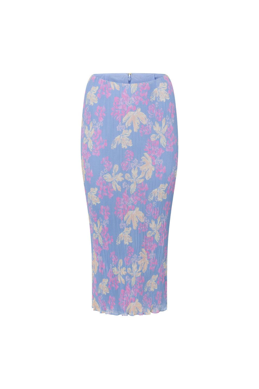 Domino Pleated Top - Iris Vacay Product Image