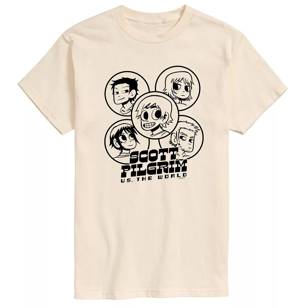 Men's Scott Pilgrim Vs The World Characters Graphic Tee,  Product Image
