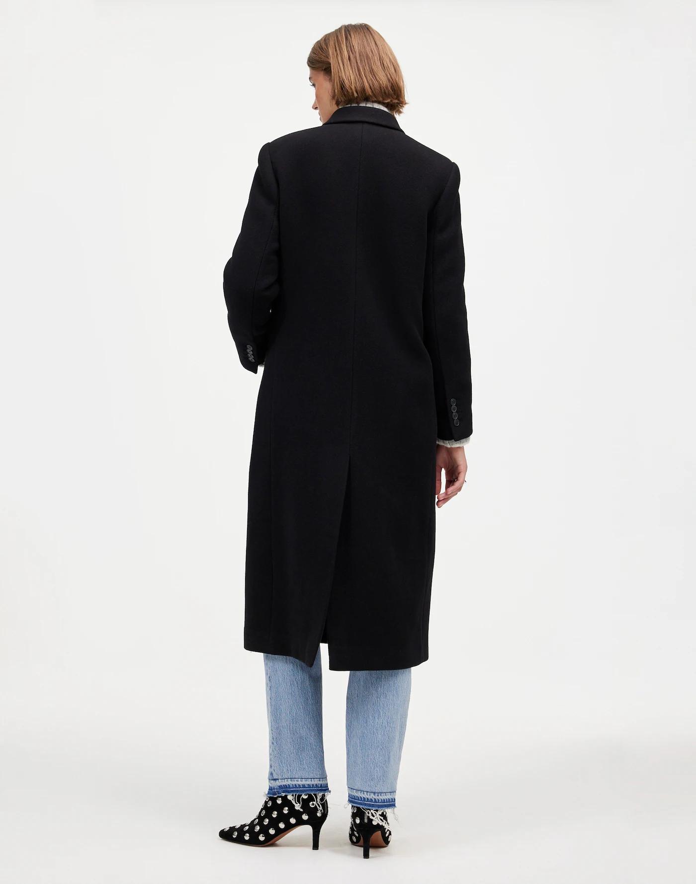 Oversized Double-Breasted Topcoat Product Image