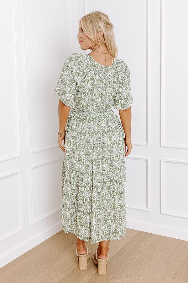 Countryside Dream Linen-Blend Midi Curves Product Image