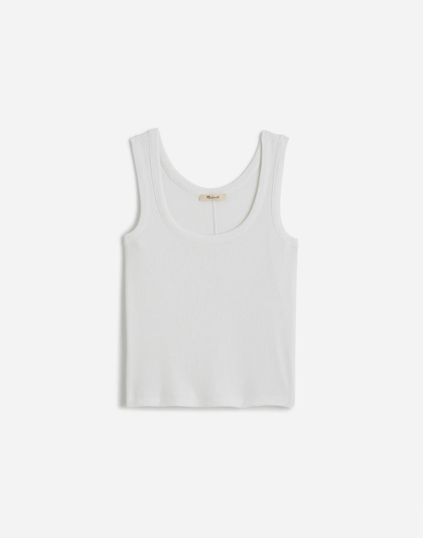 (Re)generative Cotton Ribbed Scoopneck Tank Product Image