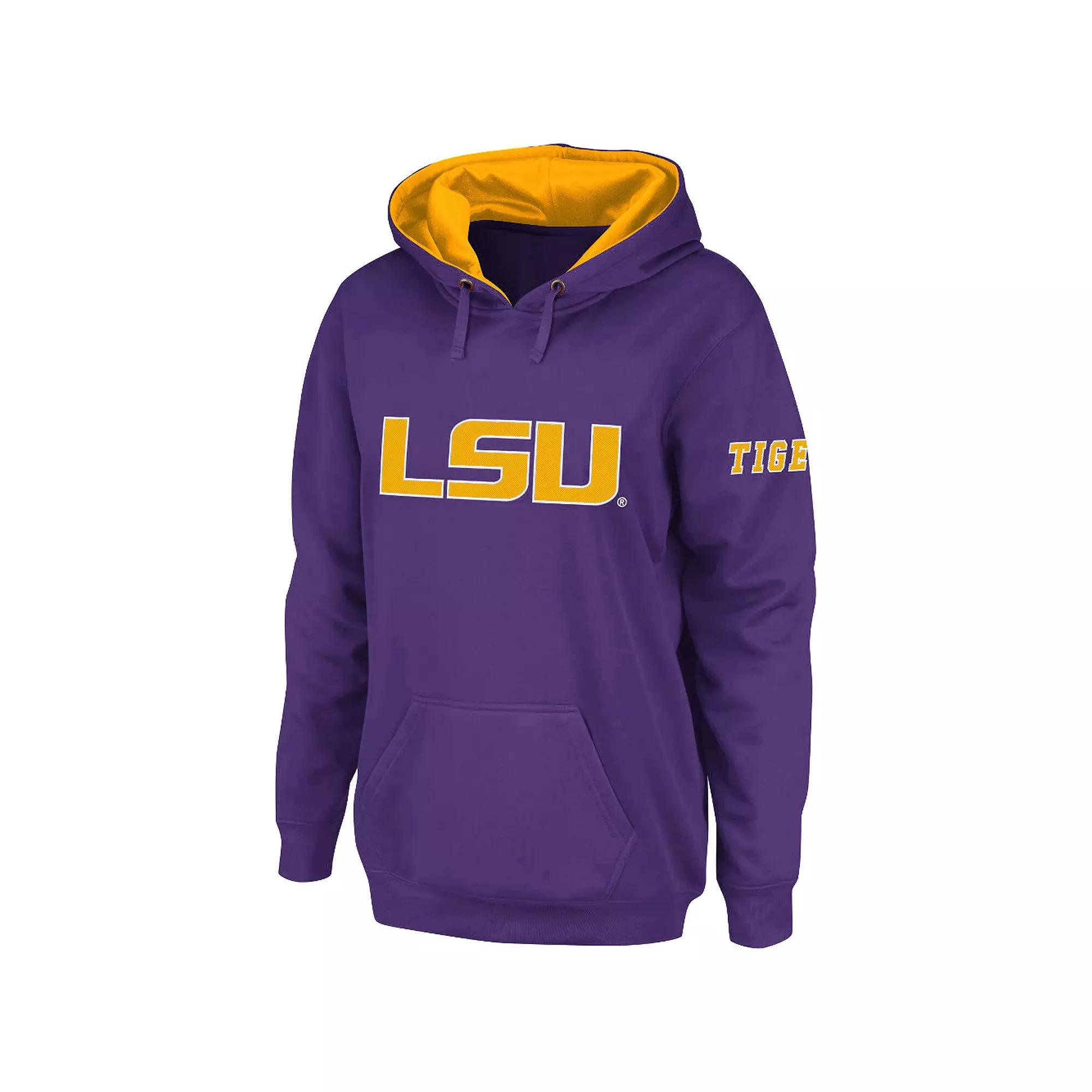 Women's Stadium Athletic Purple LSU Tigers Big Logo Pullover Hoodie,  Product Image