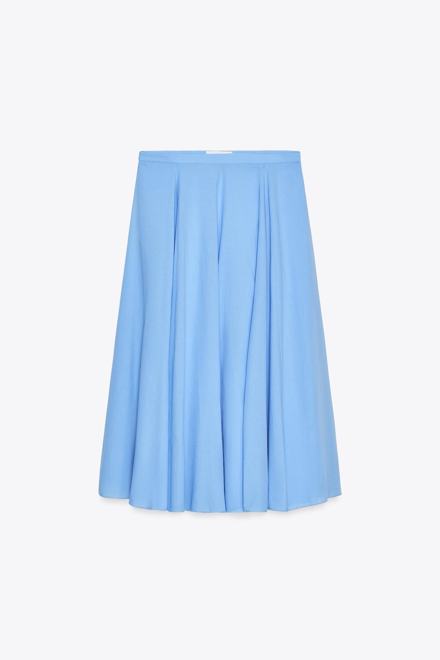 ZW COLLECTION FLARED COTTON SKIRT Product Image