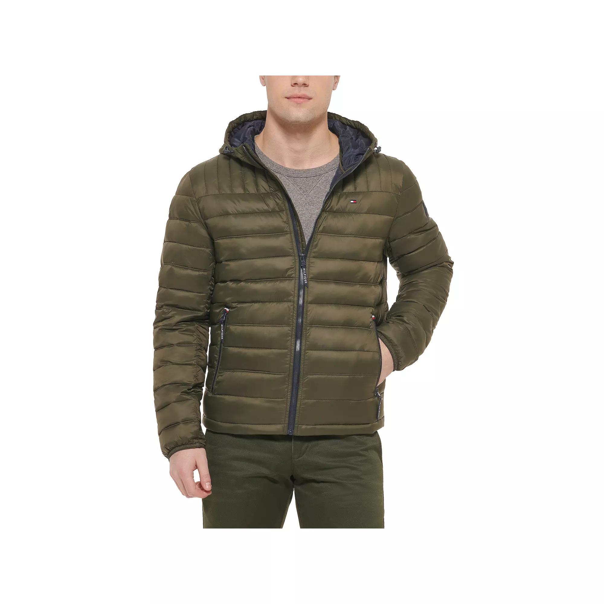 Men's Tommy Hilfiger Hooded Puffer Jacket,  Product Image