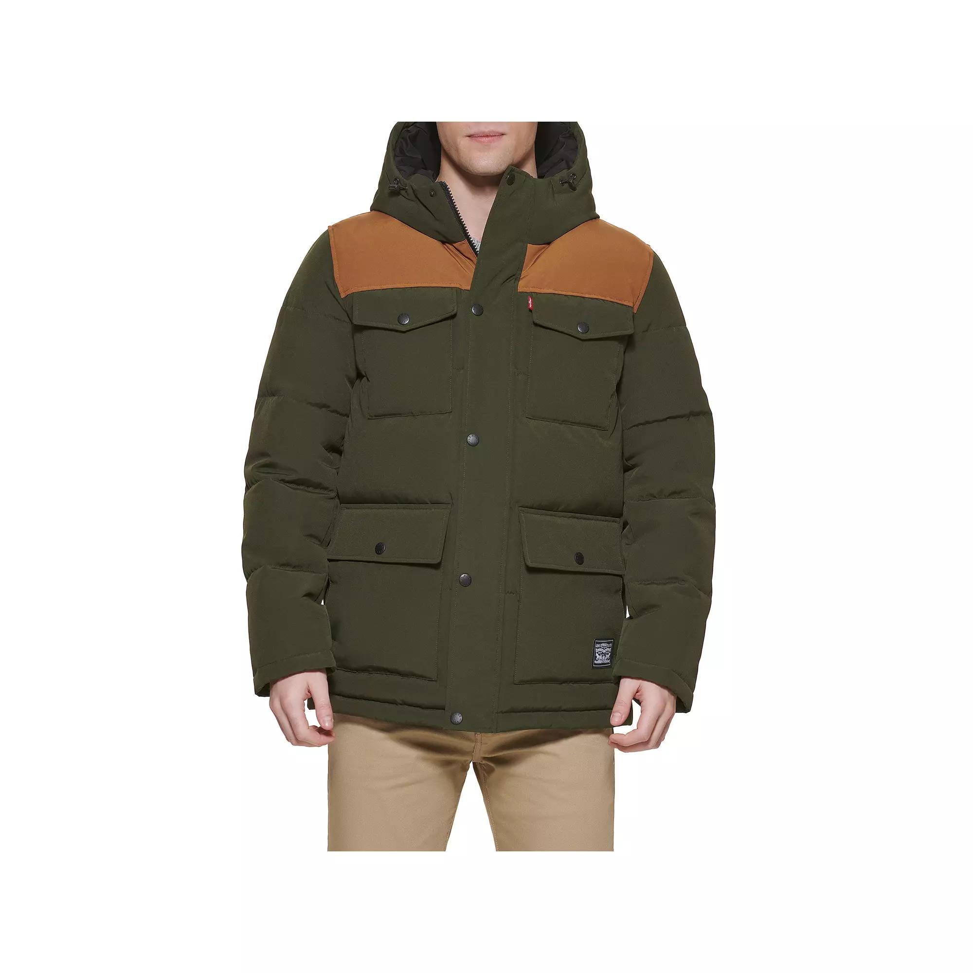 Men's Levi's® Four Pocket Hooded Parka,  Product Image