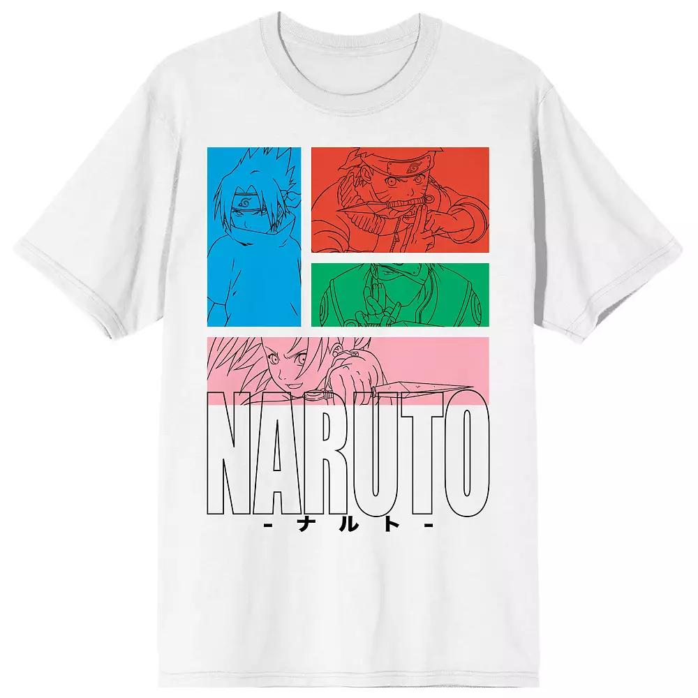Men's Naruto Classic Group Squares Tee,  Product Image