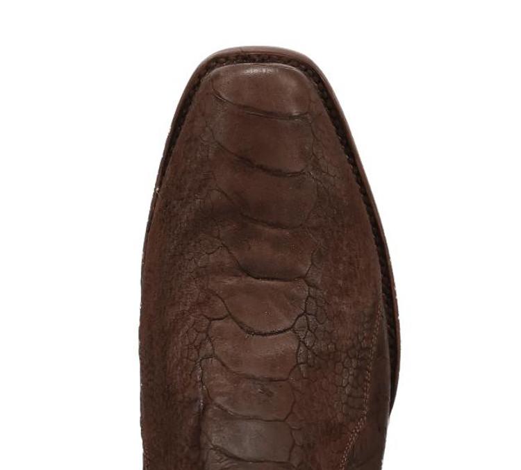 SALE Dan Post® Men's Anders Brown Ostrich Leg Cutter Toe Boots Product Image