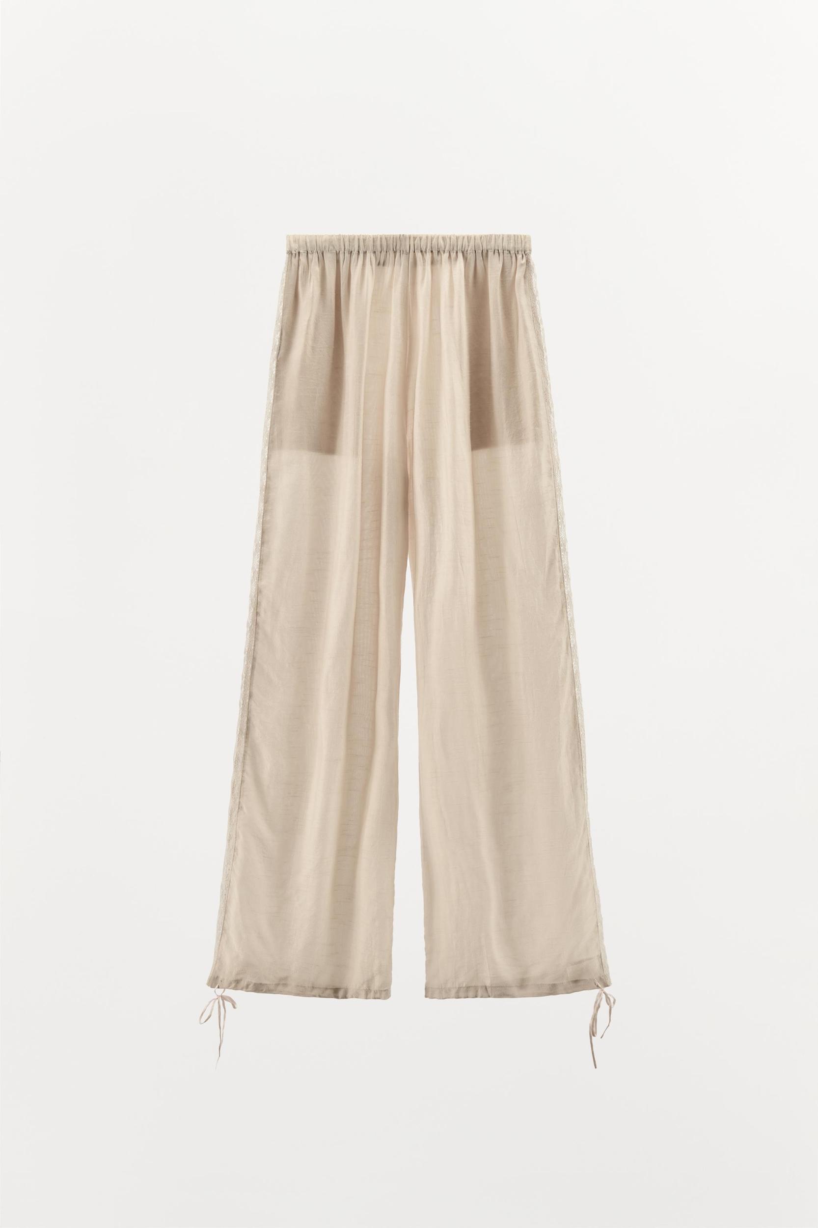 LACE-UP PANTS Product Image