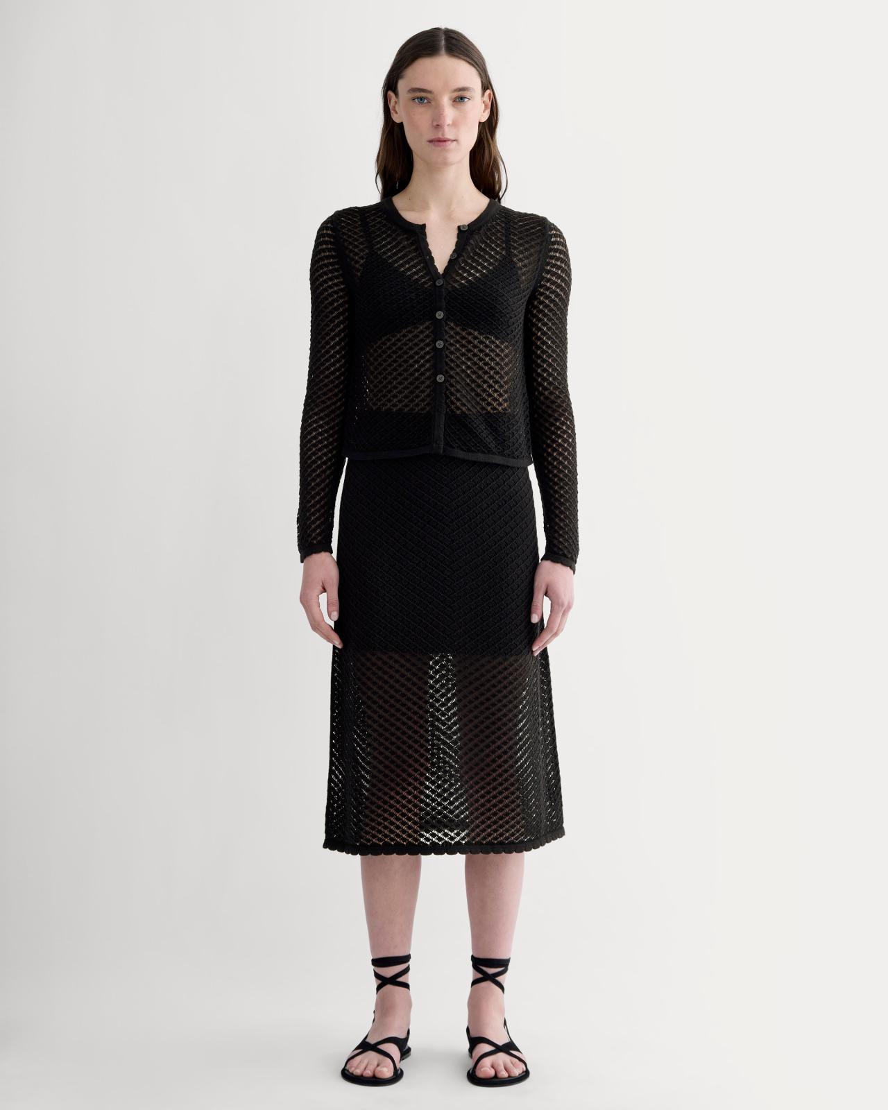 Womens Lace Knit Cardigan by Everlane Product Image