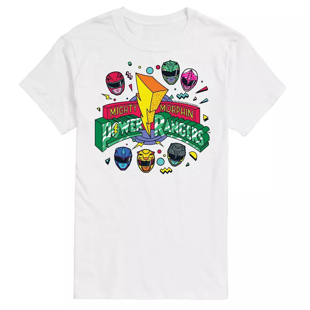 Men's Power Rangers 90s Logo Graphic Tee,  Product Image