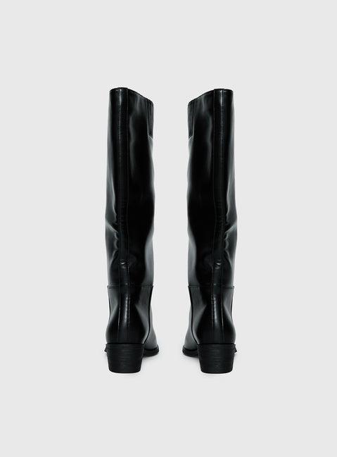 Rashi Knee High Boots Black Product Image
