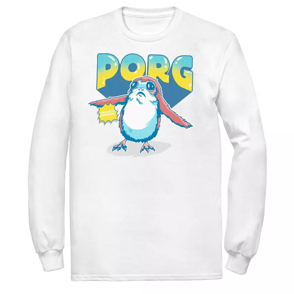 Men's Star Wars Porg Chewbacca Approved Comic Portrait Tee,  Product Image