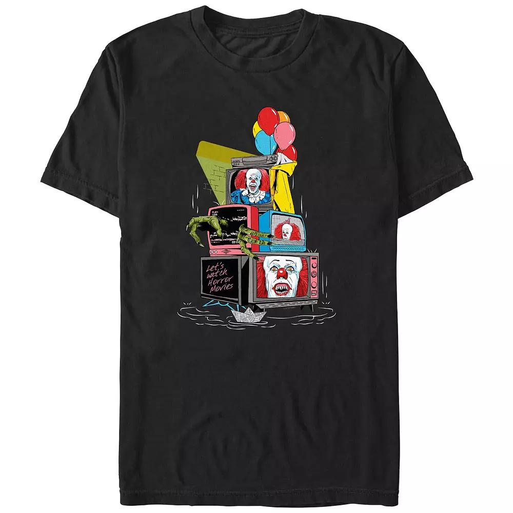 Big & Tall IT Pennywise On TV Graphic Tee, Men's,  Product Image
