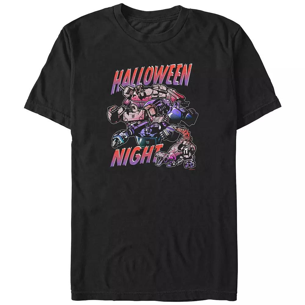 Men's Transformers Evergreen Halloween Night Graphic Tee,  Product Image
