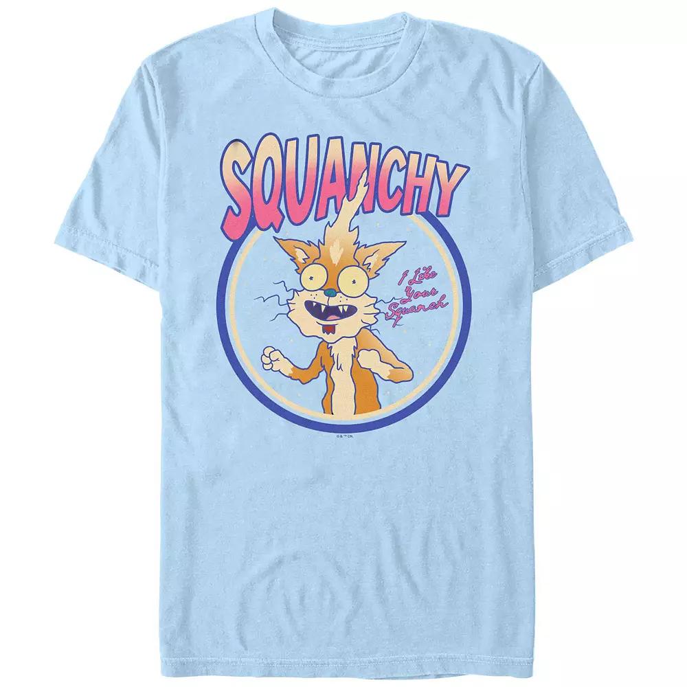 Men's Rick And Morty Squanchy Stamp Graphic Tee,  Product Image