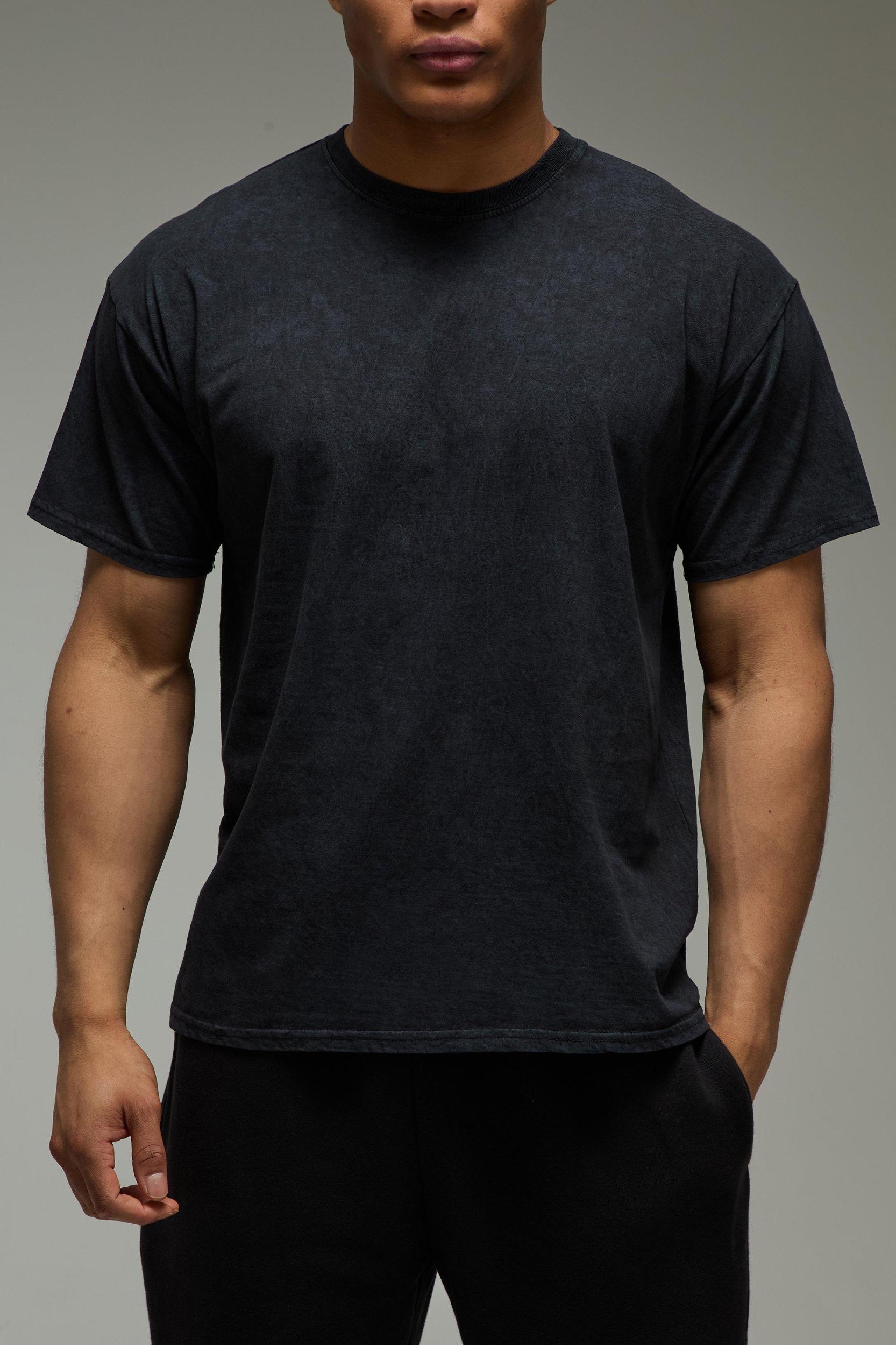 Man Active Washed Brooklyn Workout Oversized T-shirt | boohooMAN USA Product Image