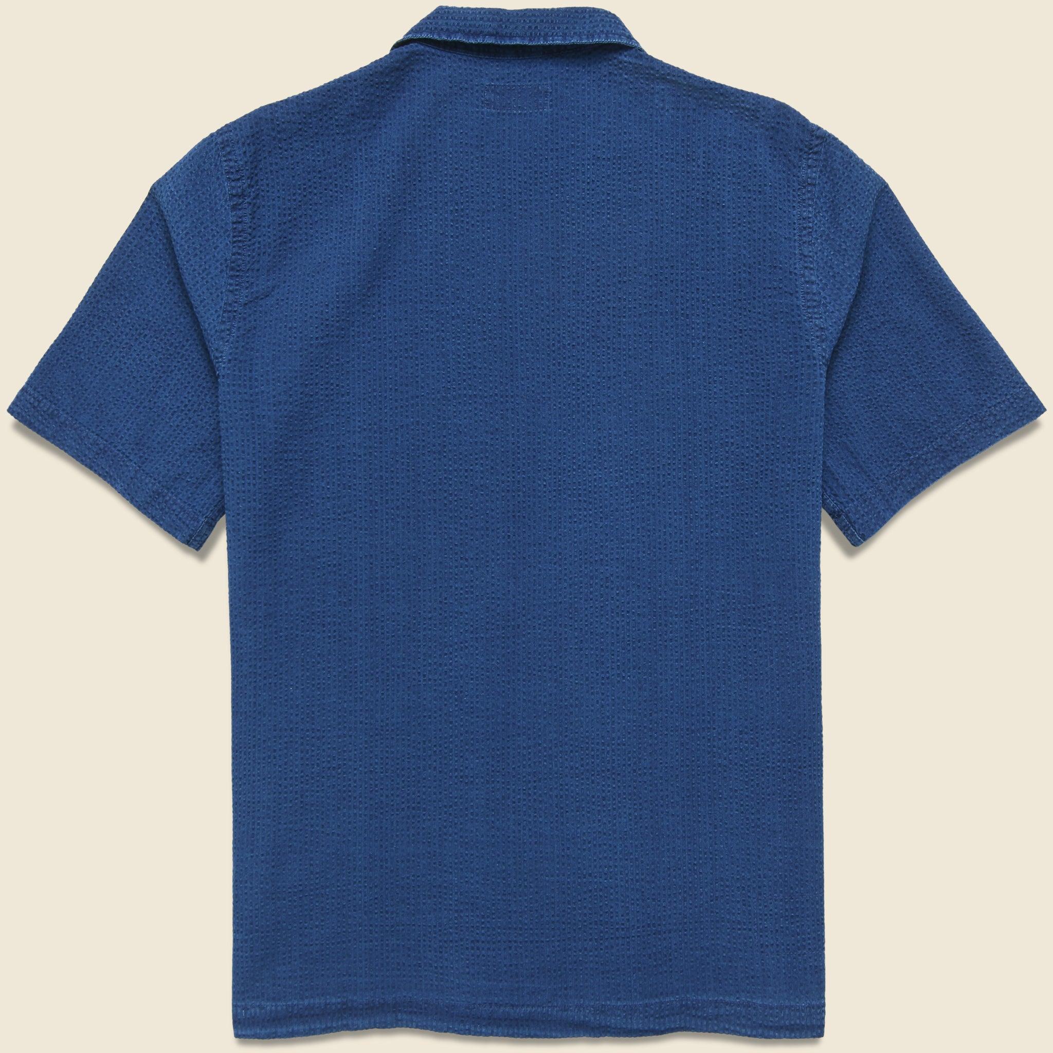Seersucker Road Shirt - Washed Indigo Product Image