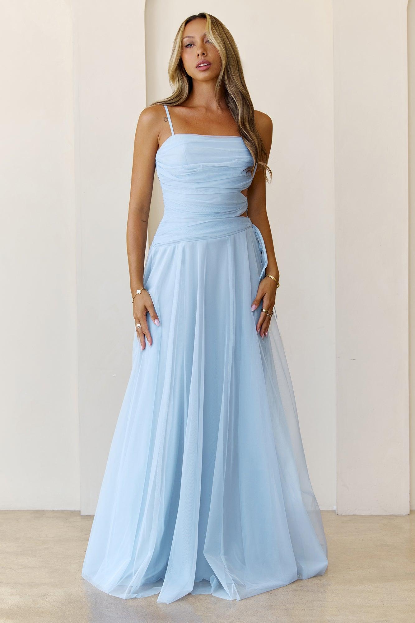 Limited Edition Love Maxi Dress Blue Product Image