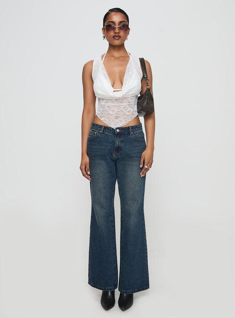 Maryam Lace Top White Product Image