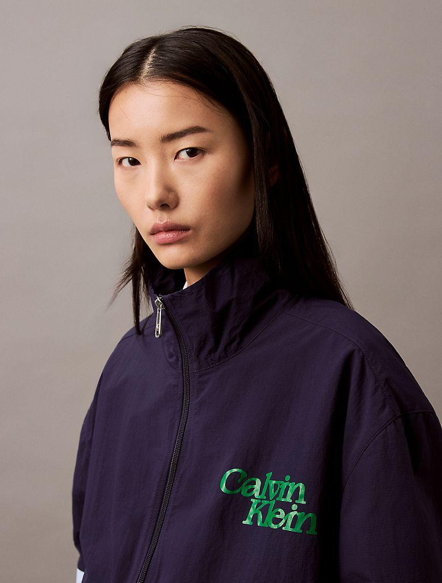 Colorblock Nylon Zip Jacket Product Image