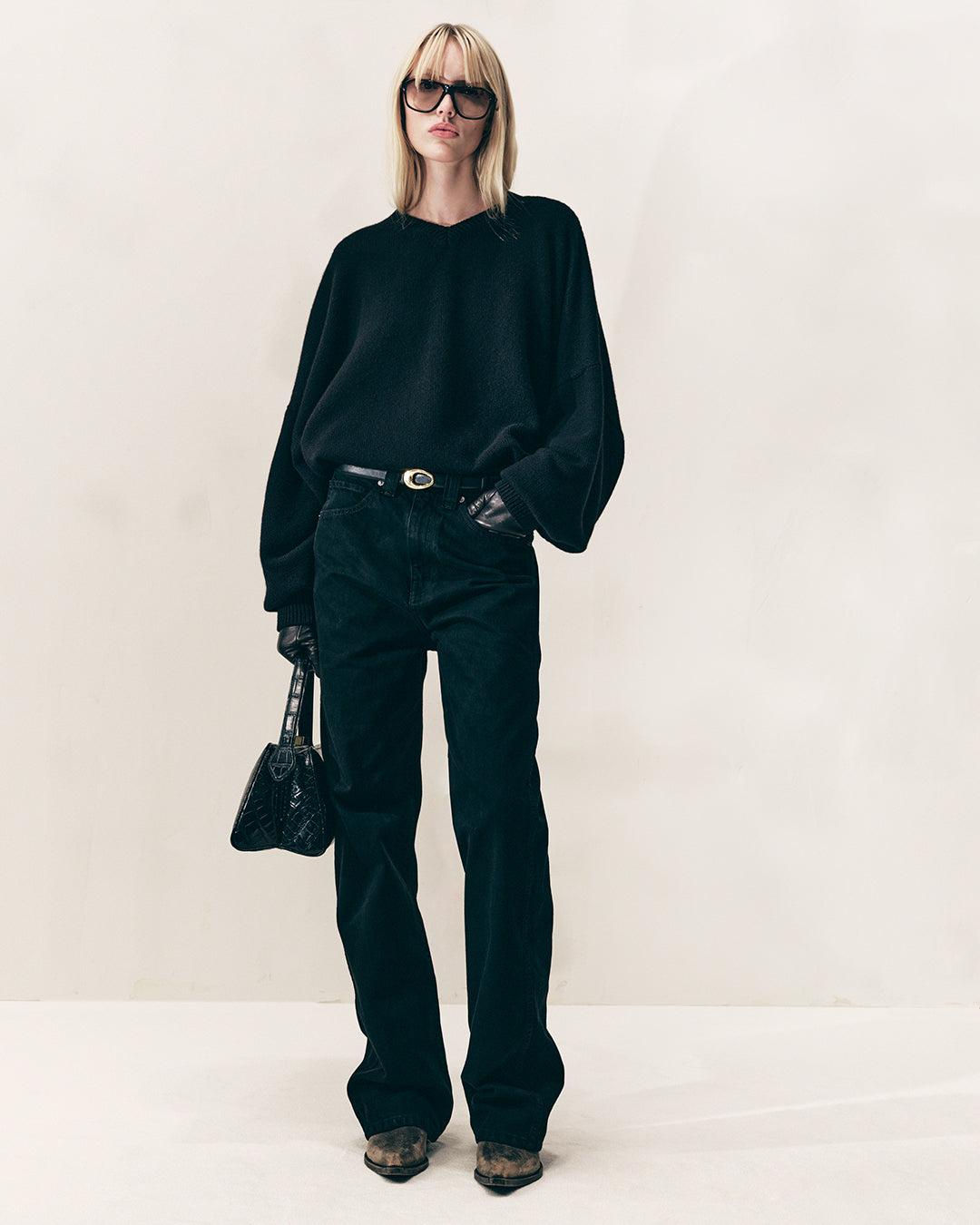 Wolfe Sweater in Plum Product Image