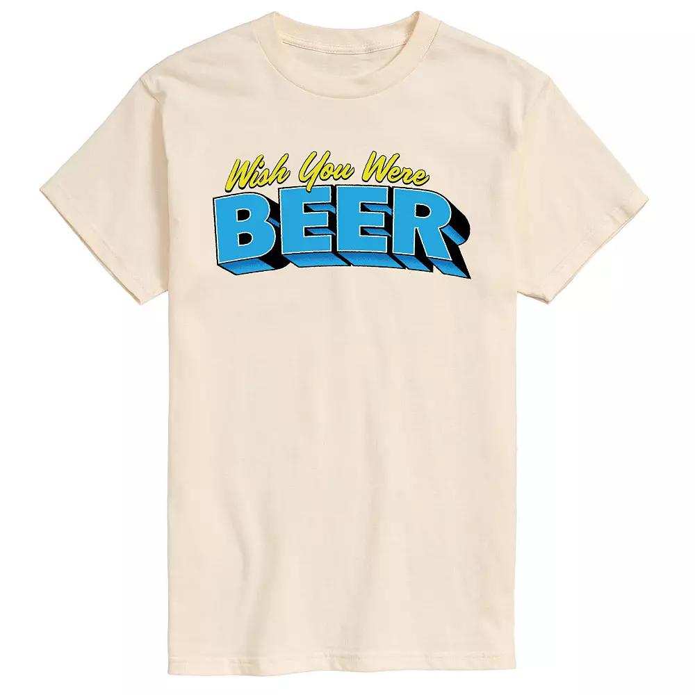 Men's Wish You Were Beer Tee,  Product Image