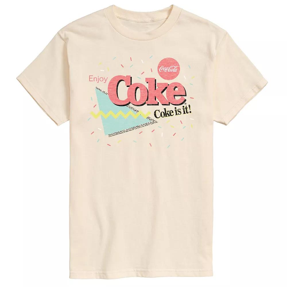 Men's CocaCola 90s Coke Is It Logo Graphic Tee,  Product Image