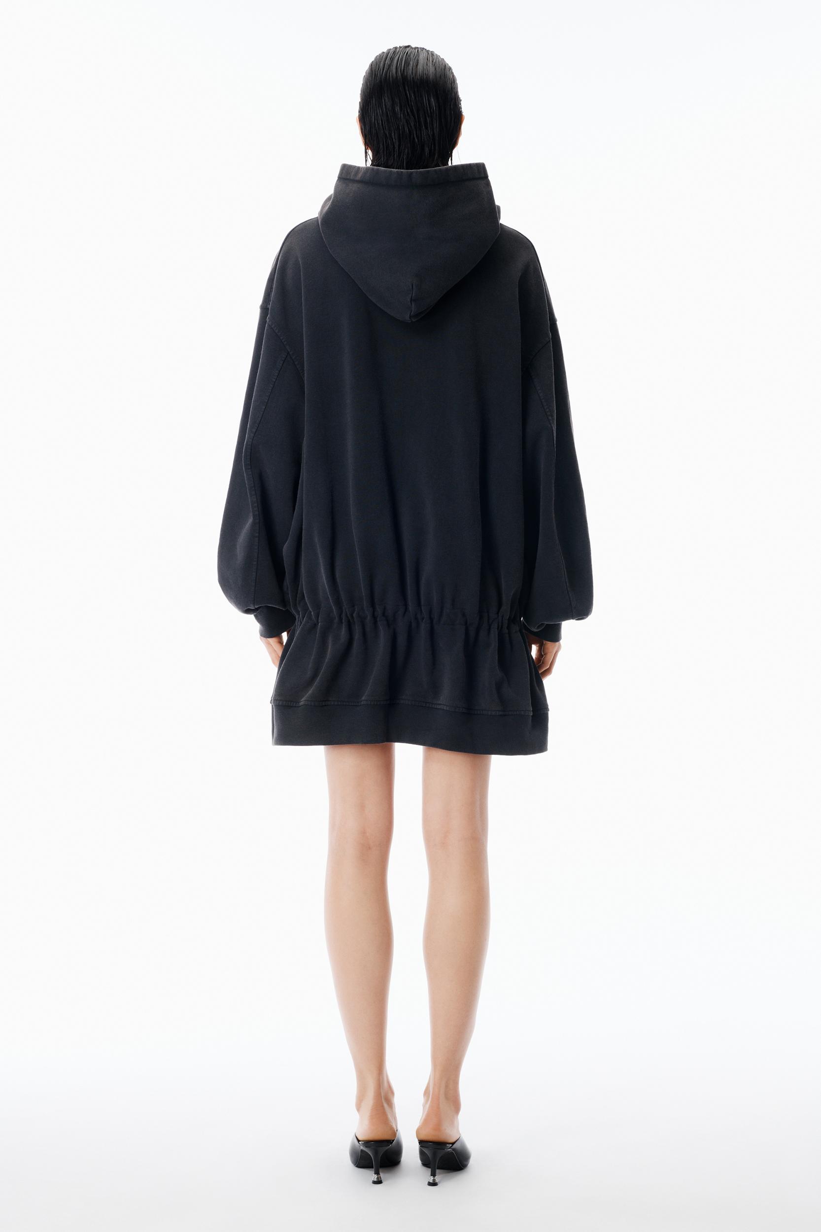Dropped Waist Hoodie Dress Product Image