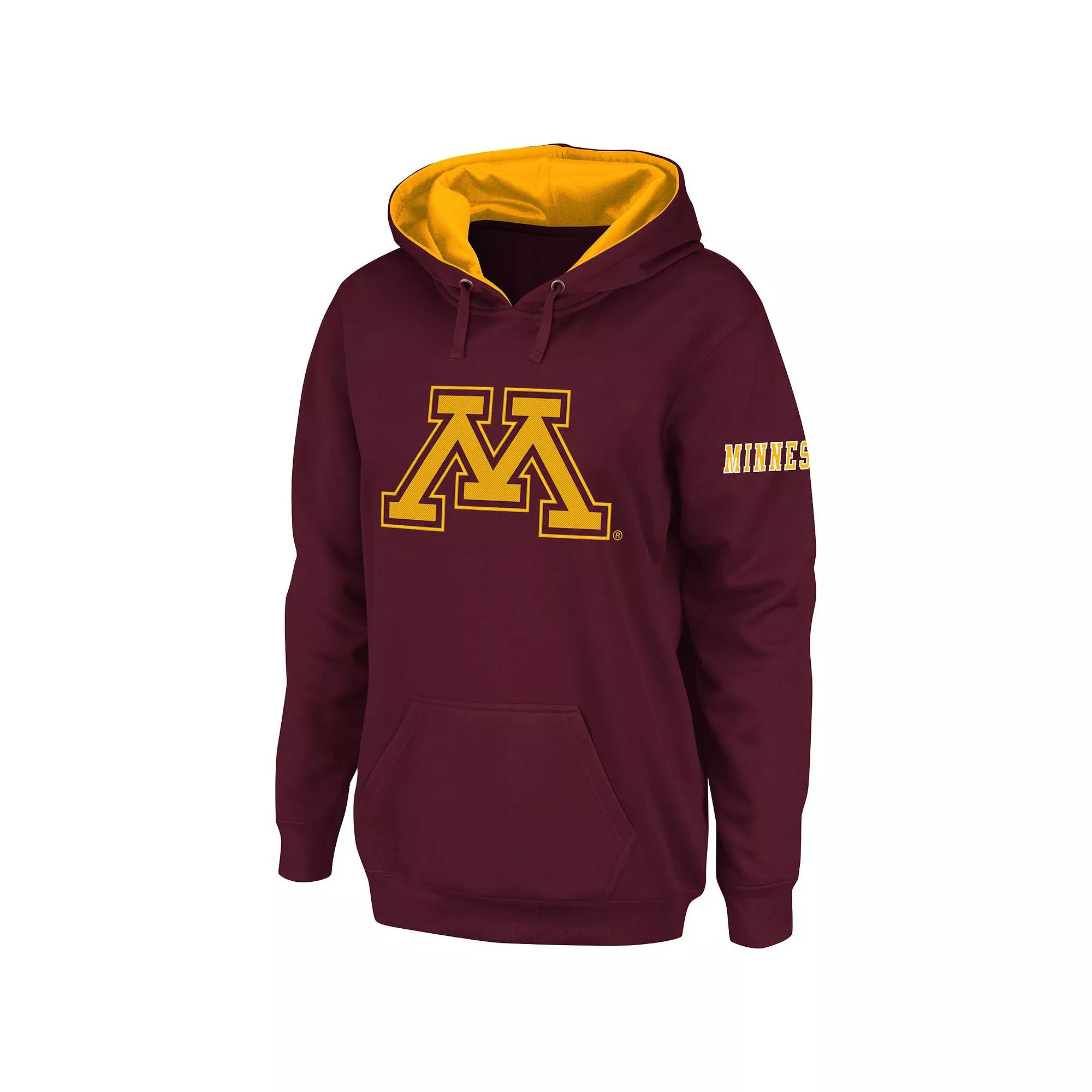 Women's Stadium Athletic Maroon Minnesota Golden Gophers Big Logo Pullover Hoodie, Size: Large, Red Product Image