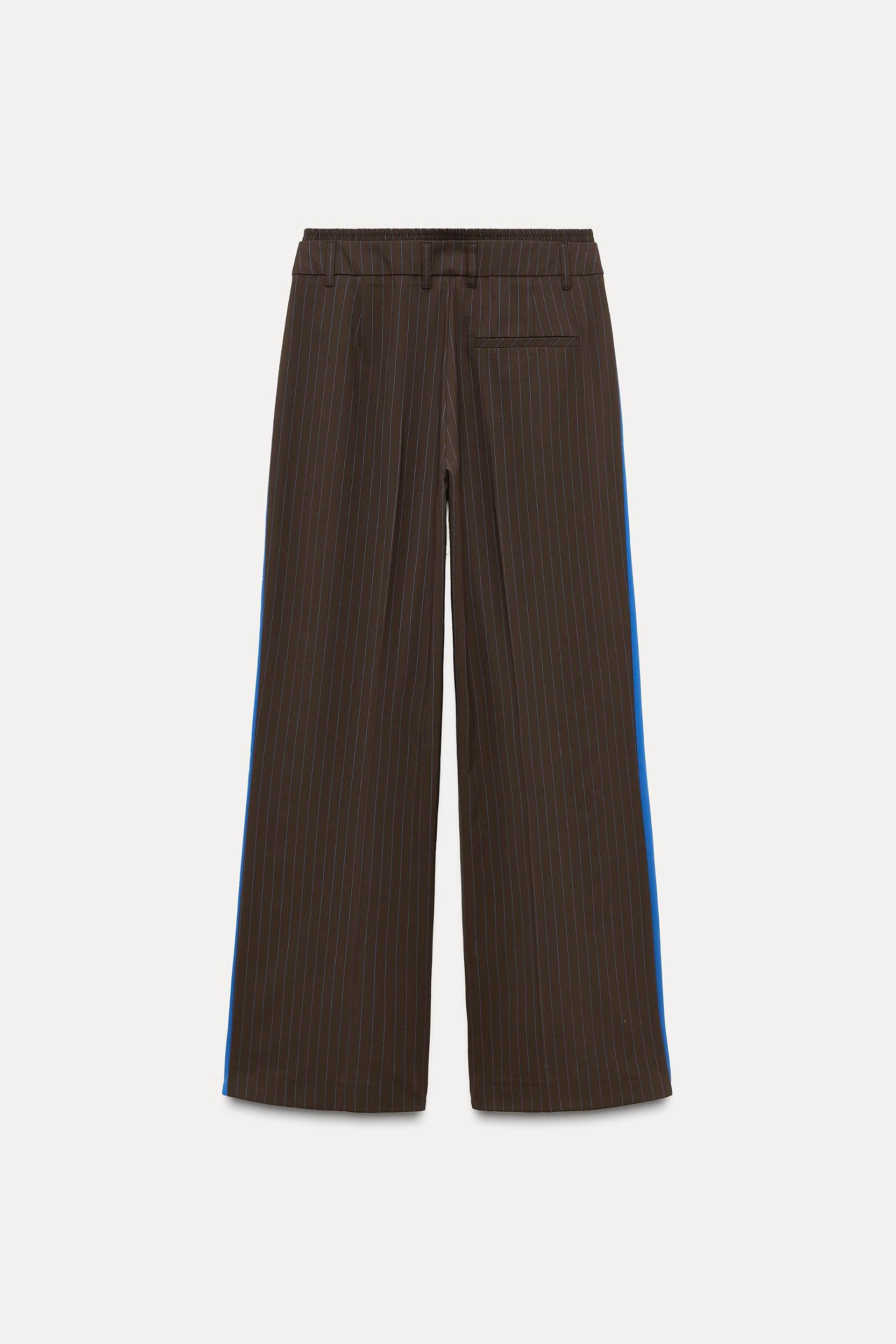PINSTRIPE BOXER PANTS Product Image