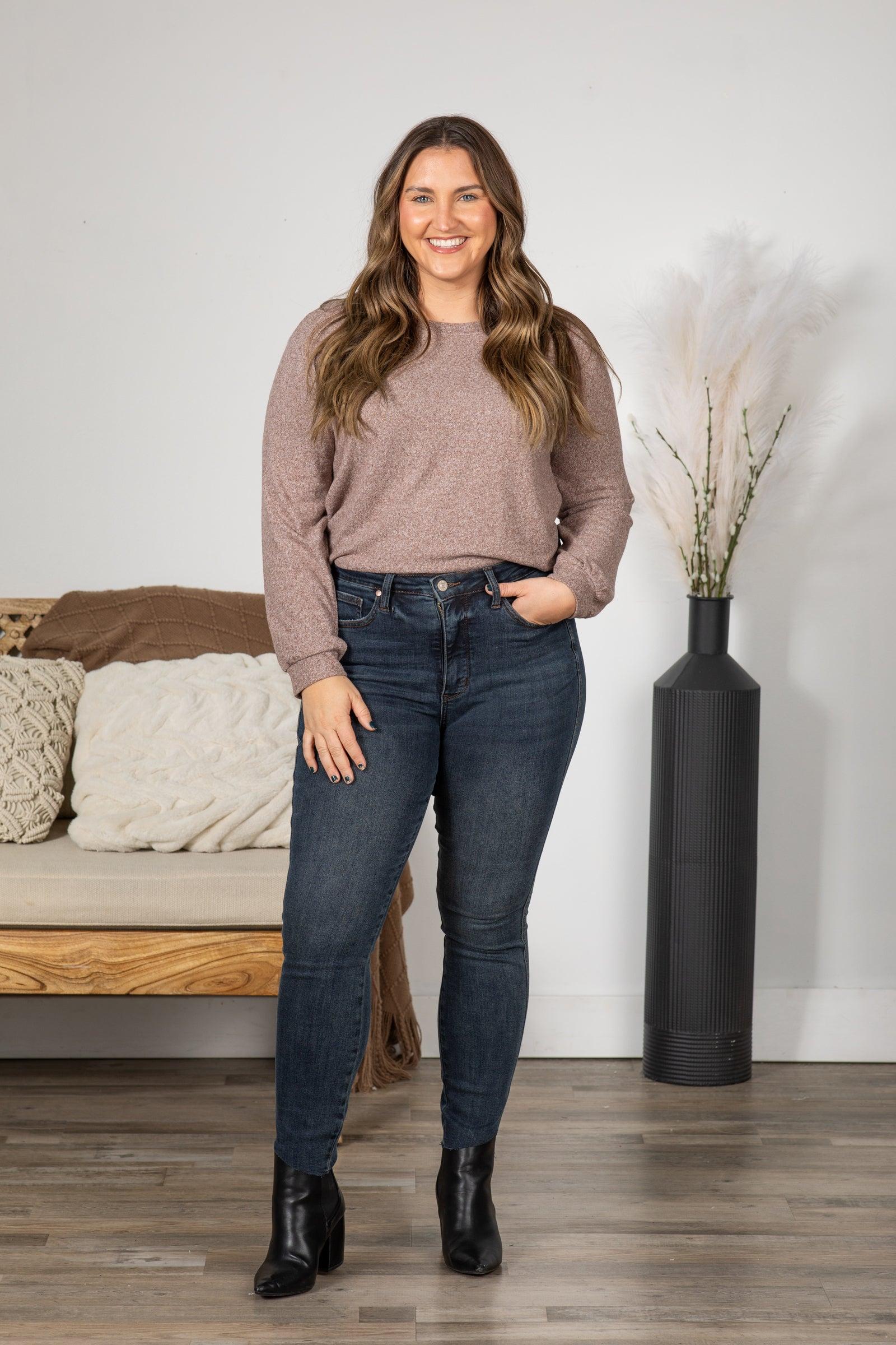 Judy Blue Tummy Control Step Hem Skinny Jean Product Image