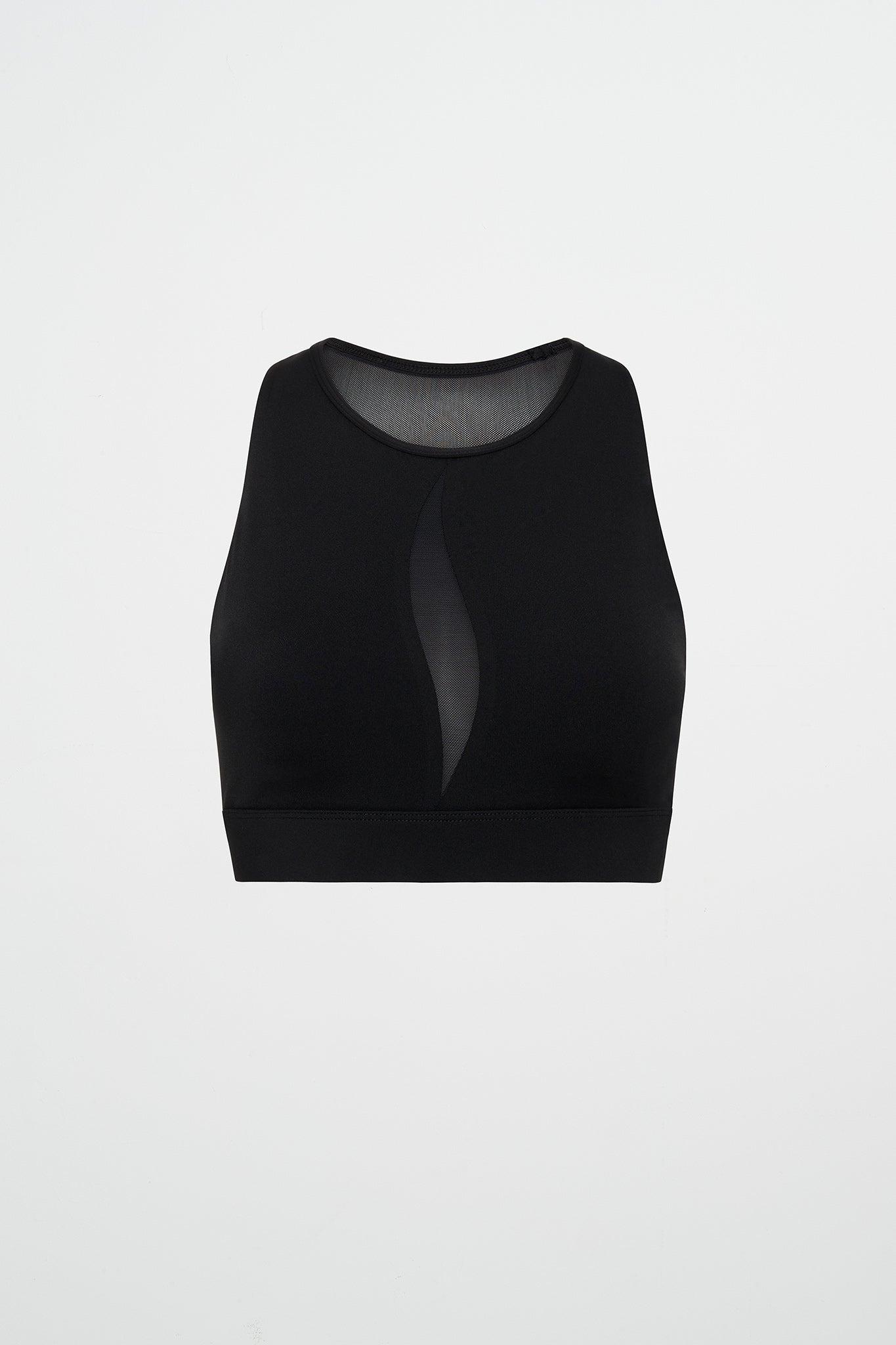 Spliced Mesh Sports Bra 370 Product Image