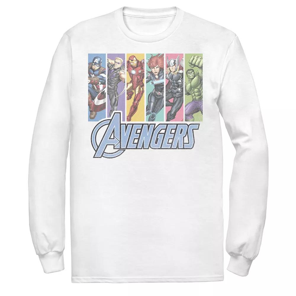 Men's Marvel Avengers Unite Pane Tee, Size: XL, White Product Image