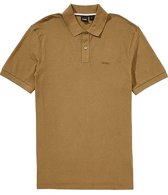 Hugo Boss BOSS Pallas Pima Cotton Short Sleeve Polo Shirt Product Image