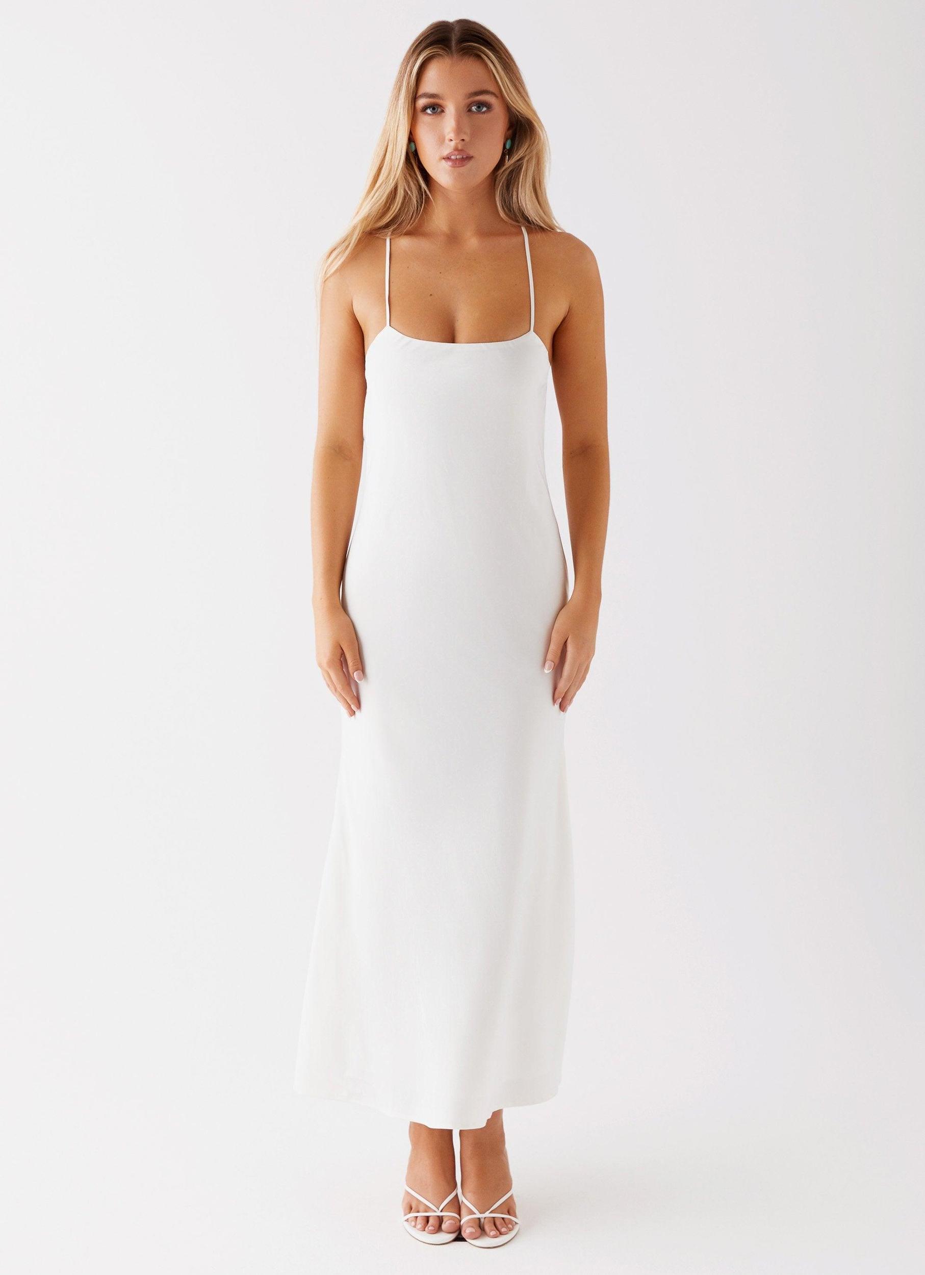 Runway Royalty Maxi Dress - White Product Image