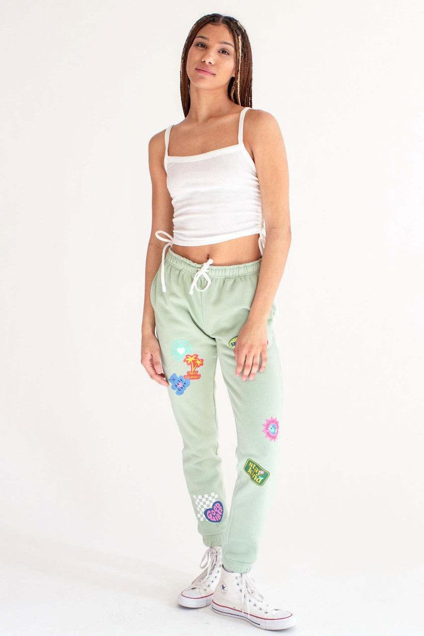 White Ruched Side Ribbed Cami Product Image