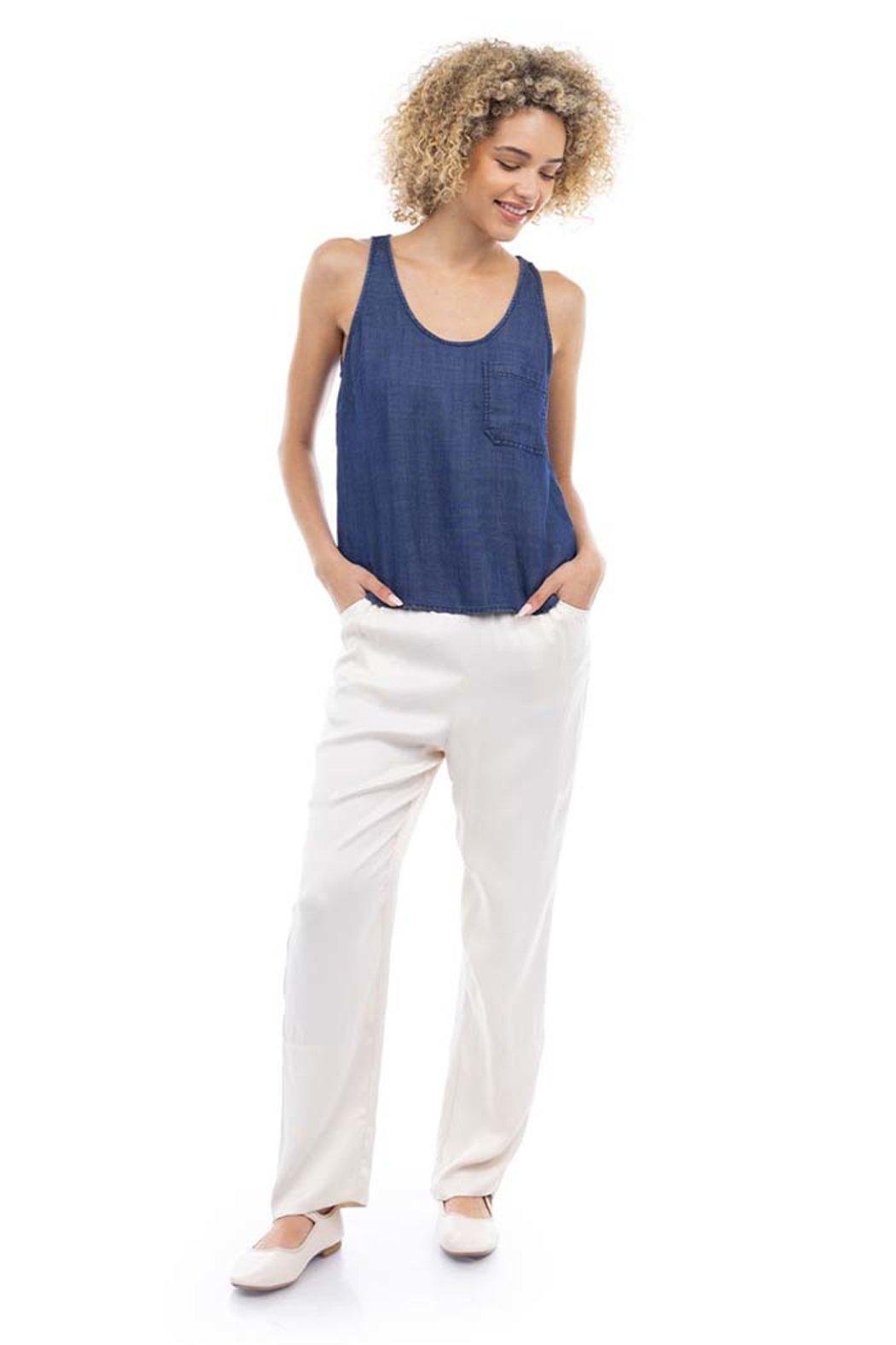 Tencel Tank With Front Patch Pocket Product Image