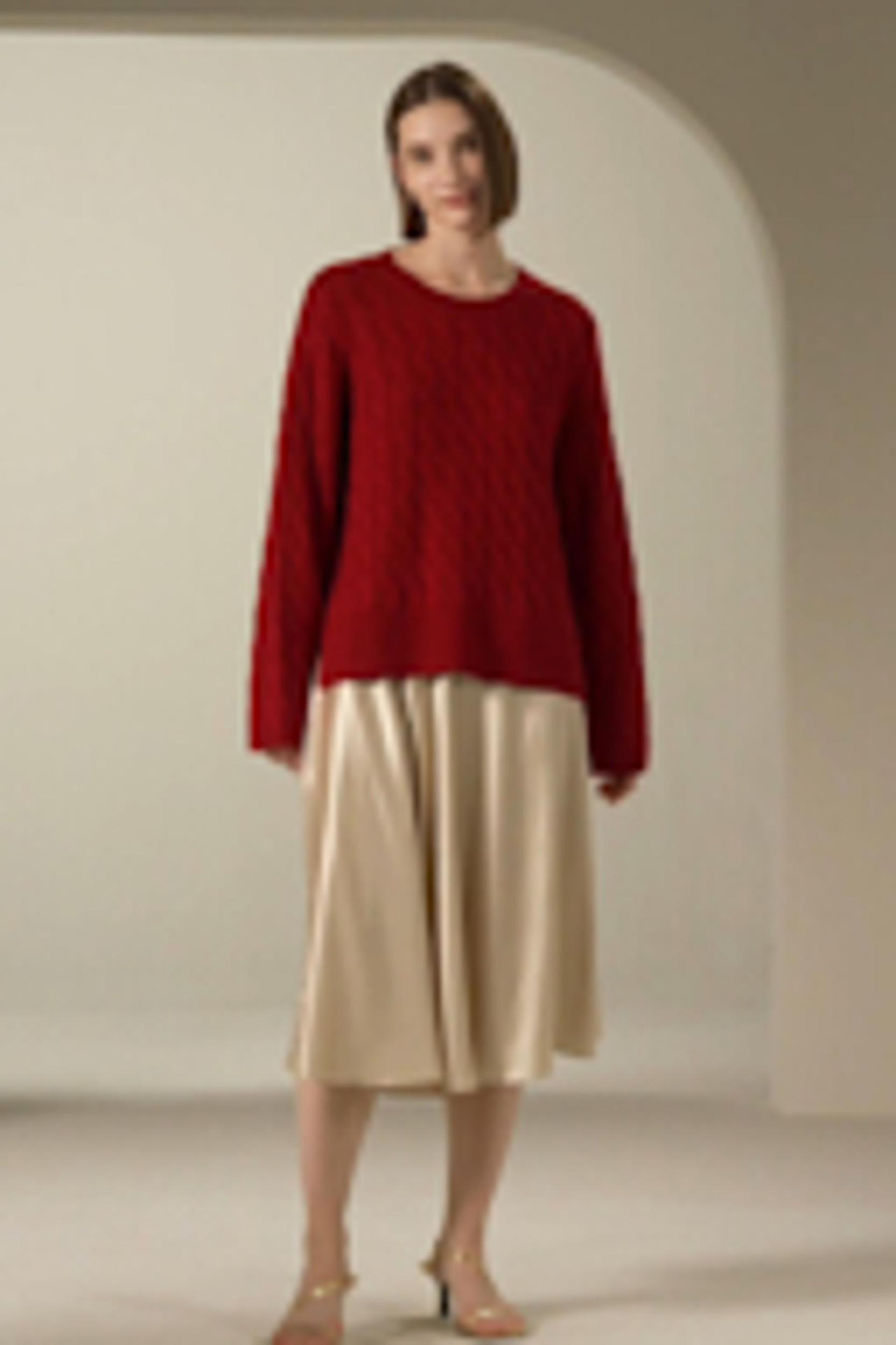 Ultrafine Merino Wool Crewneck Sweater Product Image