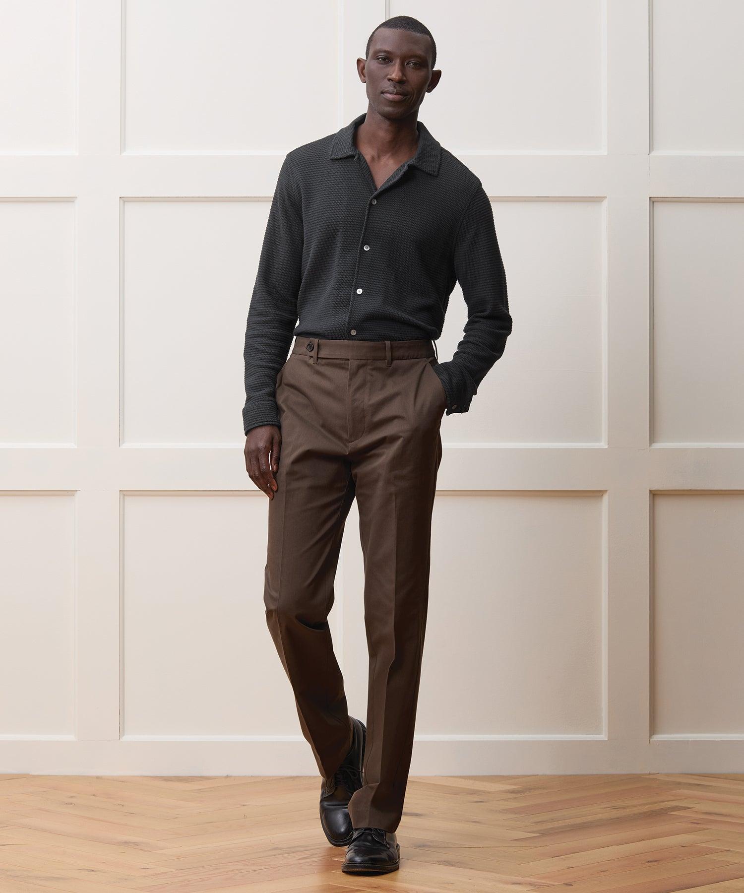 Textured Knit Polo Shirt Product Image