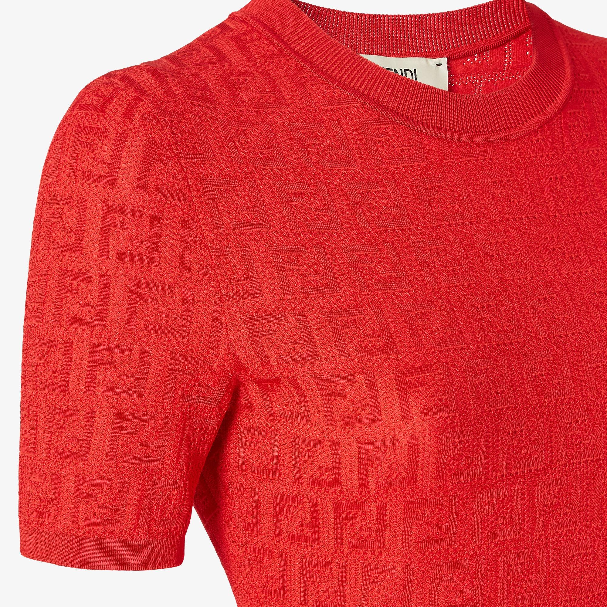 DressRed FF cotton and viscose dress Product Image