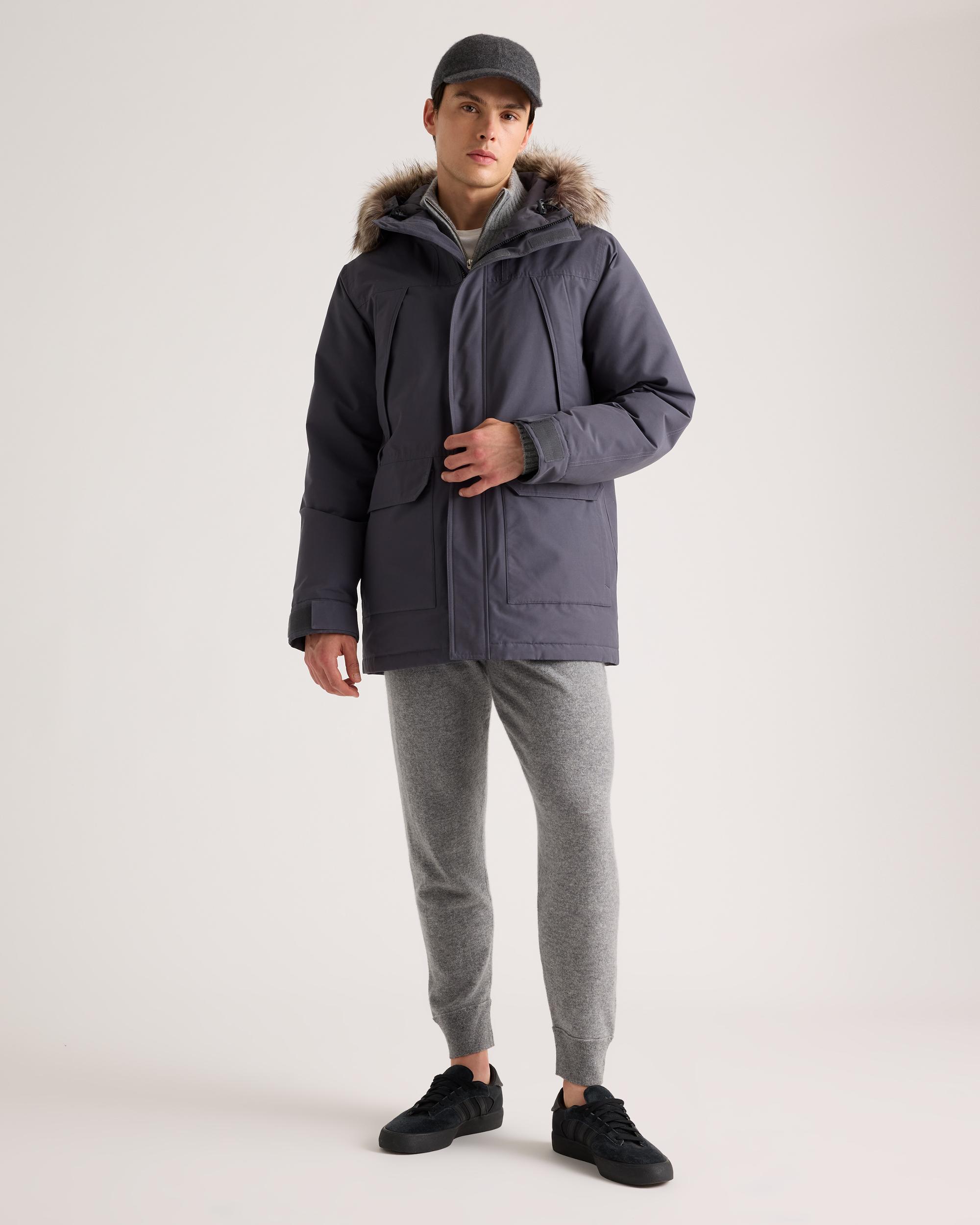 Quince | Men's Responsible Down Hooded Parka Recycled Polyester Product Image