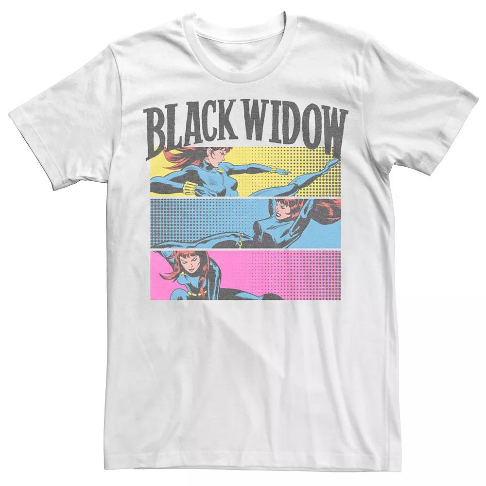 Men's Marvel Black Widow Panels Tee,  Product Image