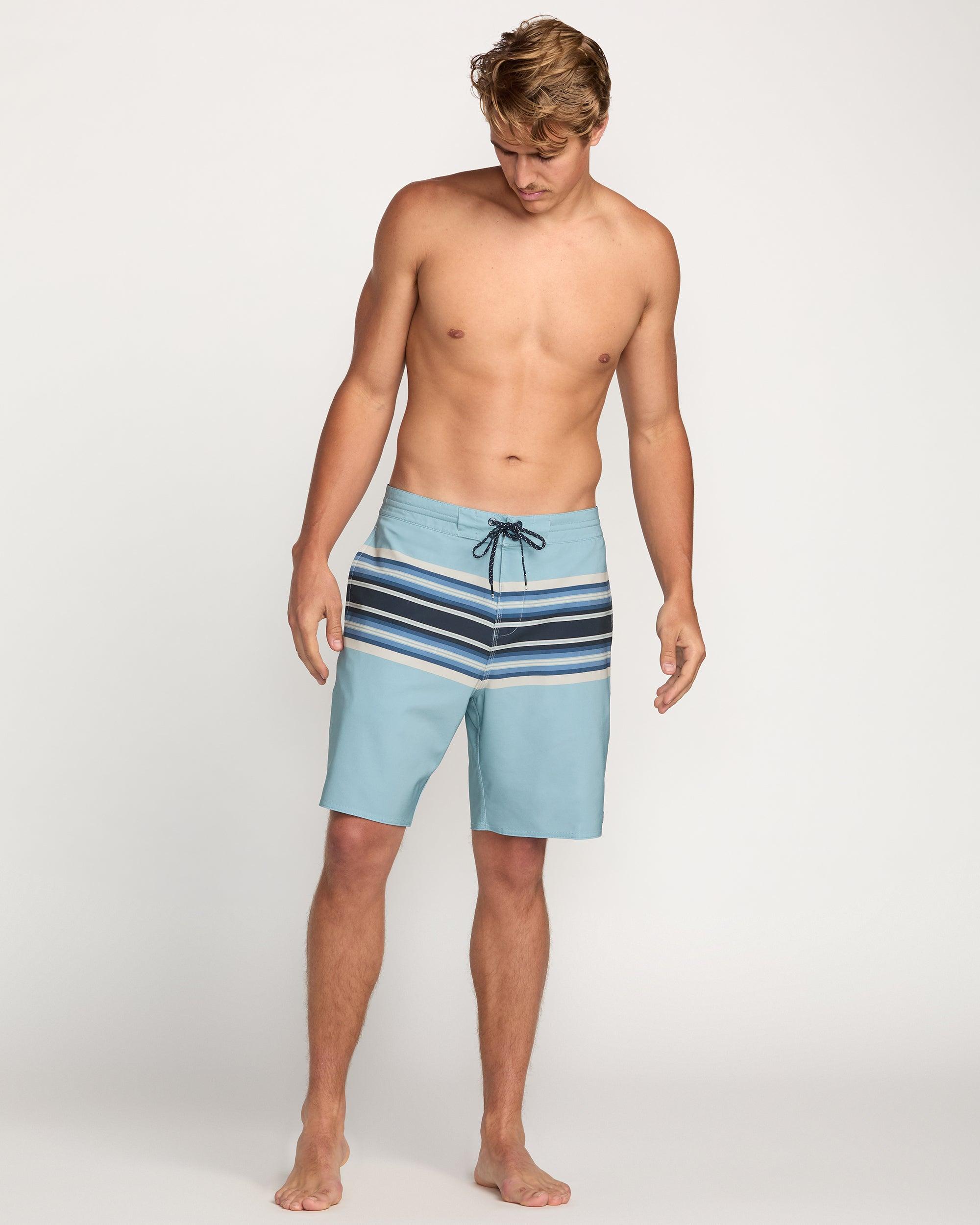 Spinner Lo Tide Boardshorts - Washed Blue Male Product Image
