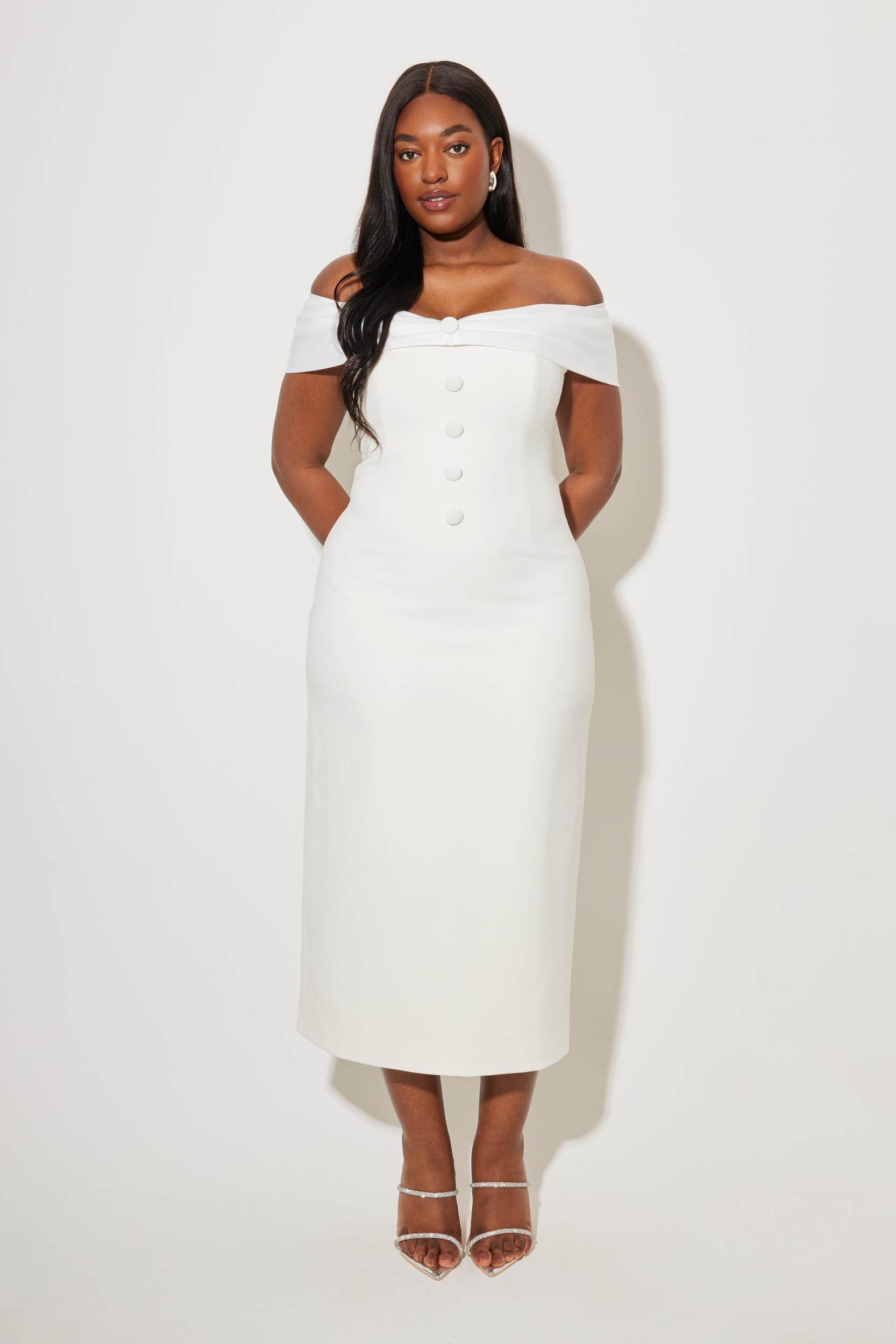 The Ultimate Muse Bow Midi Dress Product Image