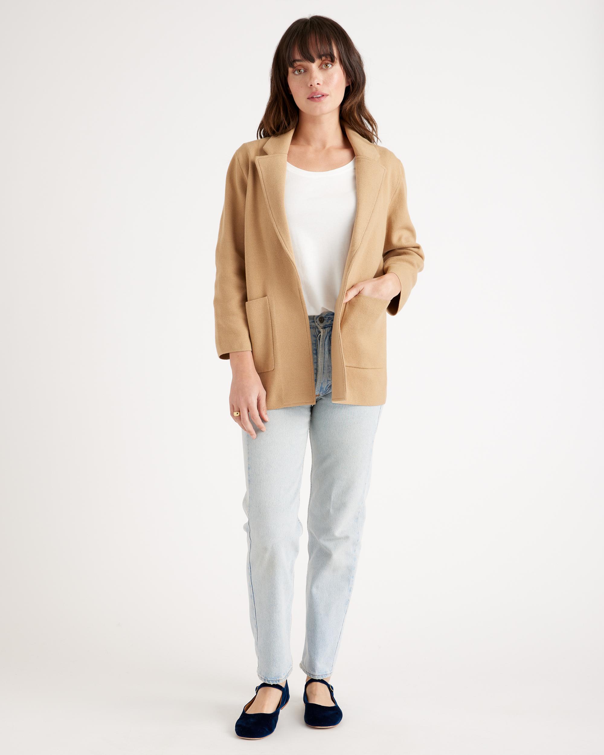 Quince | Women's Knit Blazer Organic Cotton Product Image